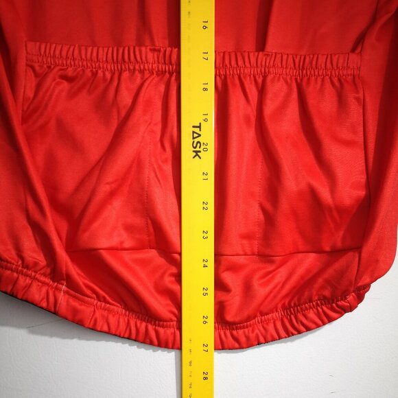 Wosawe Ladies Size Medium Black & Red Full Zip Fleece Lined Cycling Jacket - Picture 11 of 11